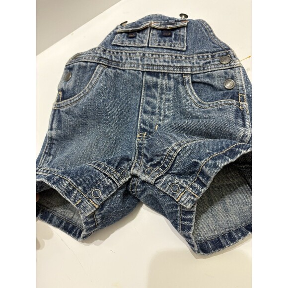 Janie And Jack Baby‎ Boys Short overall 0-3 months denim  Spring Summer - Picture 5 of 5